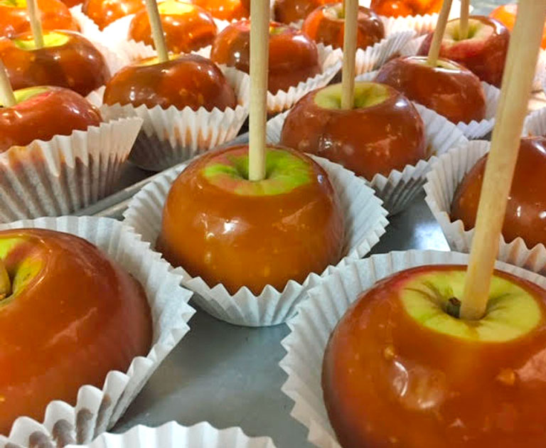 carmel apples